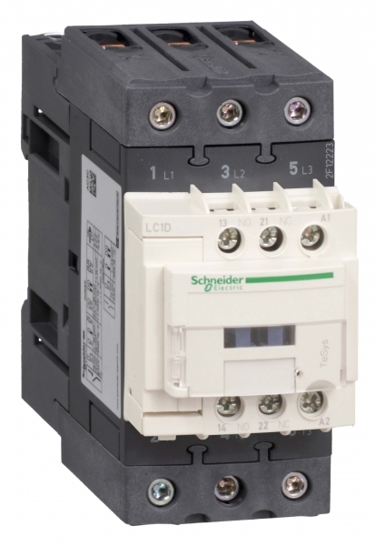 Пускатель магнитный 50А катушка управления 220В АС 1НО+1НЗ LC1D Schneider Electric LC1D50AM7