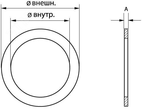 Прокладка уплотнительная IP67 для M20 DKC 6060-1925