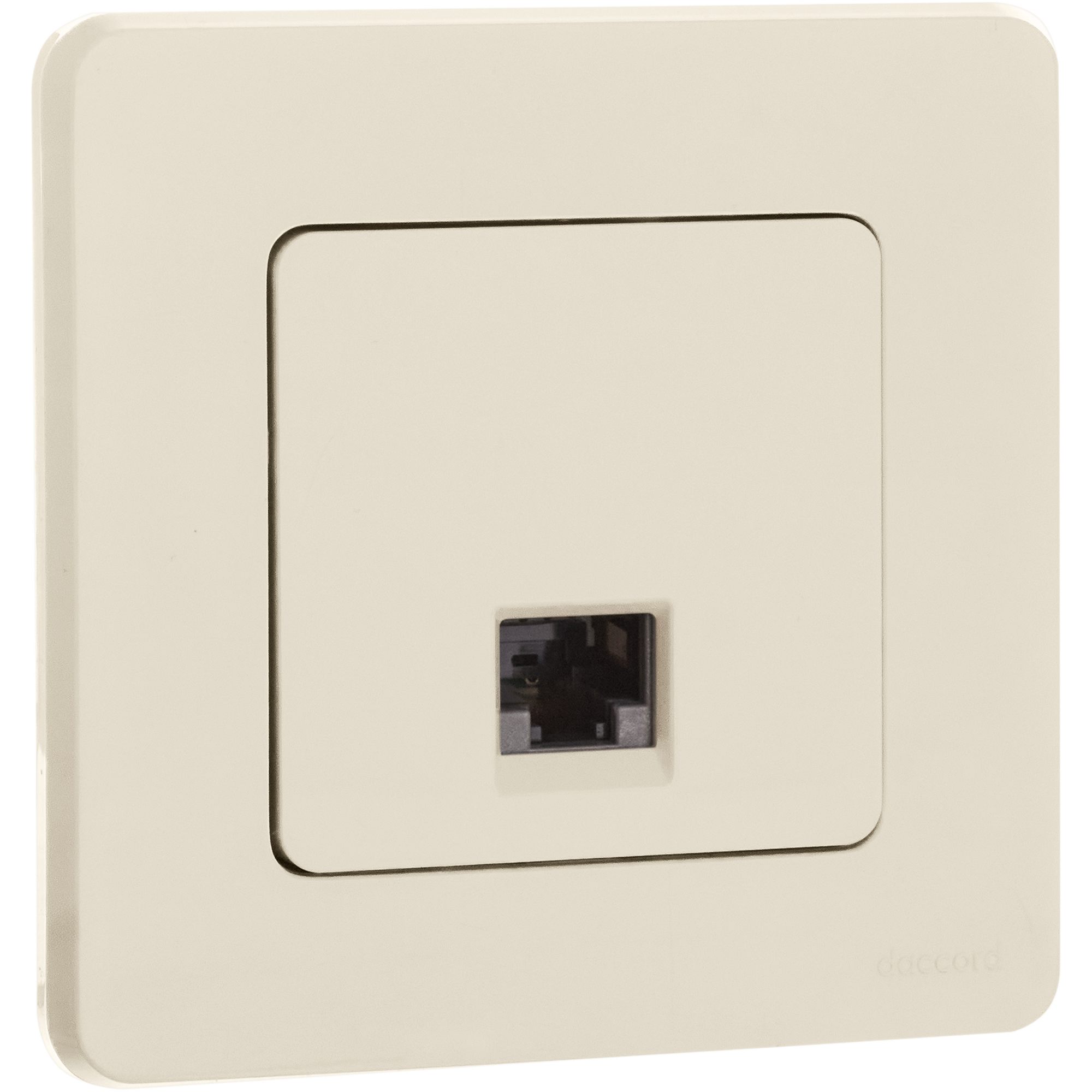 INSPIRIA розетка информационная RJ 45  категория 5e UTP  слоновая кость Legrand 673826