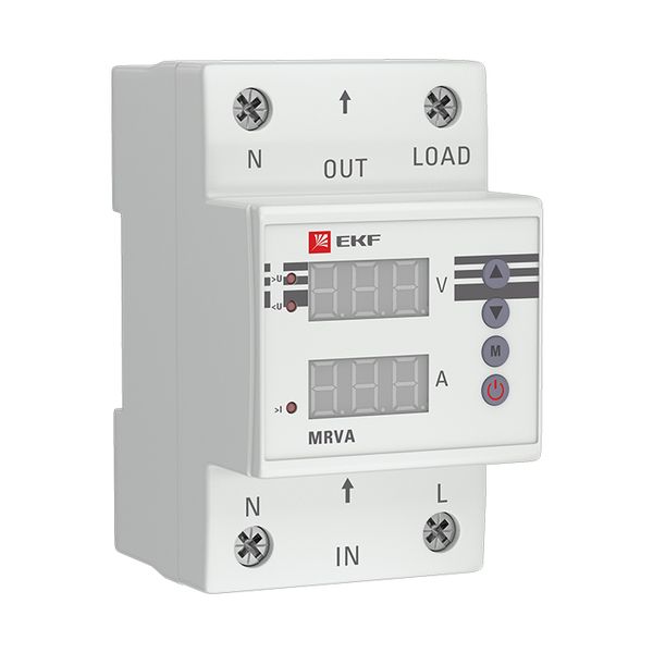 Реле напряжения и тока с с дисплеем MRVA 40A EKF MRVA-40A