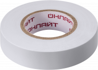 Изолента ОНЛАЙТ 71 676 OIT-B15-20/WH белая Navigator Group 71676 22016