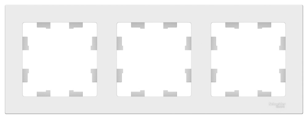 ATLASDESIGN 3-постовая РАМКА, универсальная, ЛОТОС Systeme Electric ATN001303