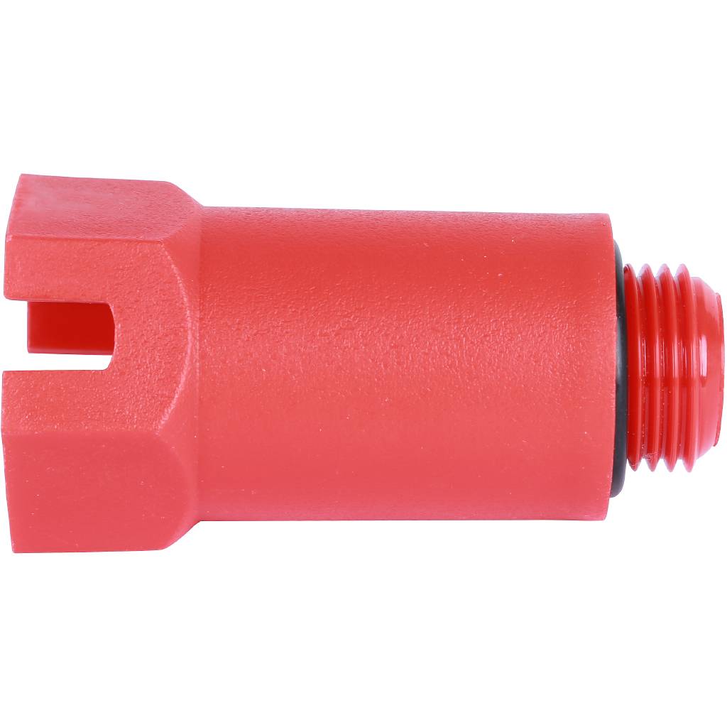 Пробка напорная Н 1/2' удлиненная пластиковая красная STOUT SFA-0035-200012 RG008UIT0F2EMB