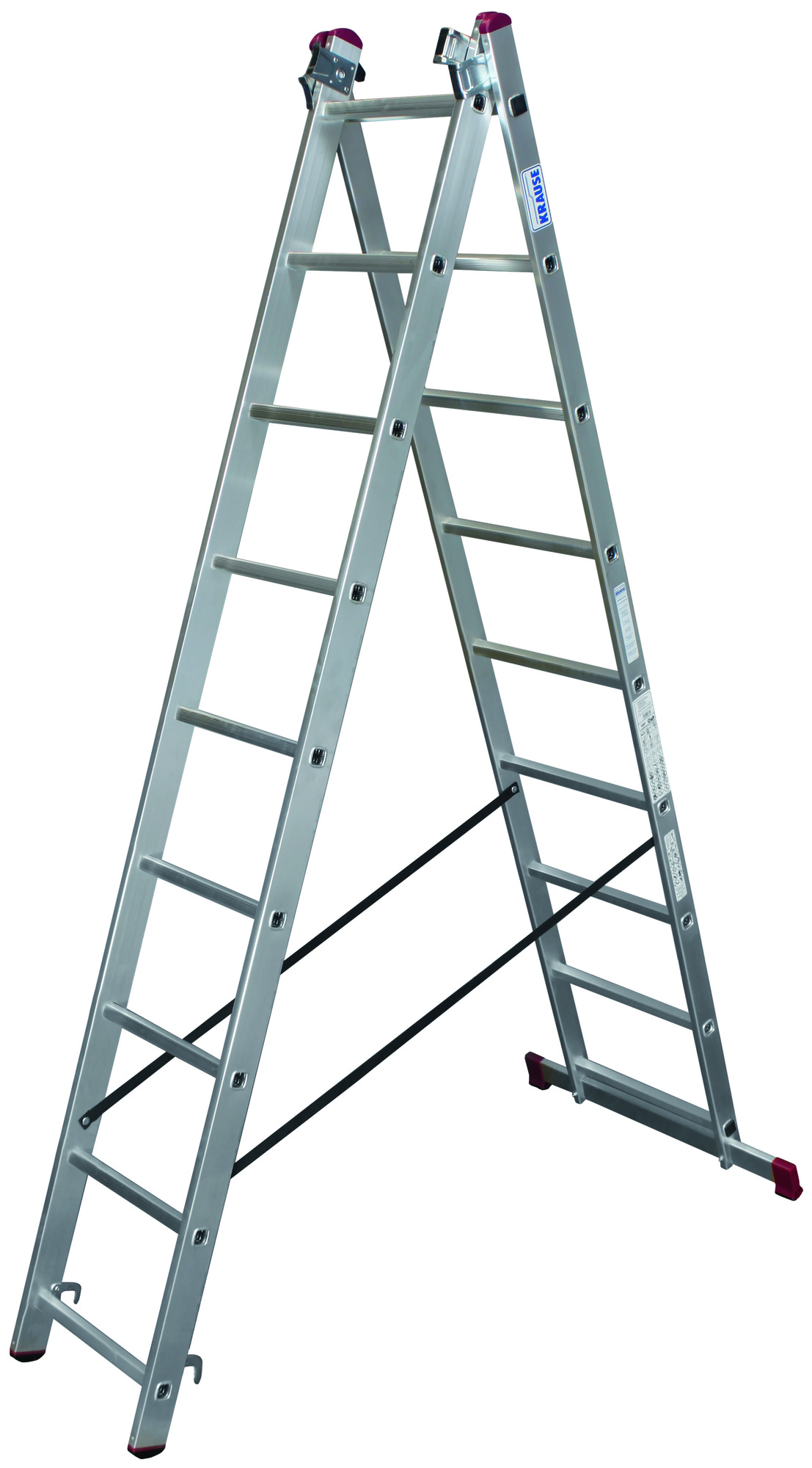 Лестница трехсекционная универсальная с допфункцией CORDA 3х9 KRAUSE 013392