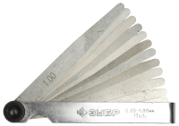 Набор ''Мастер'' Щупы автомобильные, 0,05 - 1,00мм, 13шт ЗУБР 4325-H13_z01