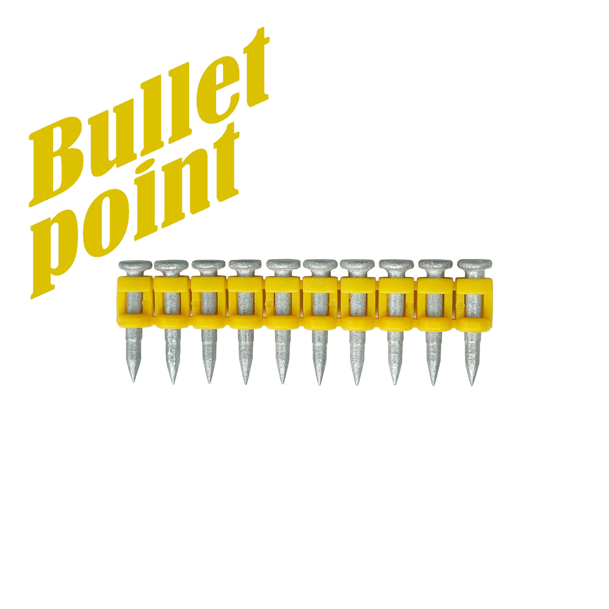 Гвозди усиленные по бетону и металлу  MG bullet point 3,05х22 мм (1000шт) Toua 30522stepMGBP