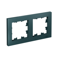 Рамка двухпостовая ATLASDESIGN универсальная изумруд Systeme Electric ATN000802