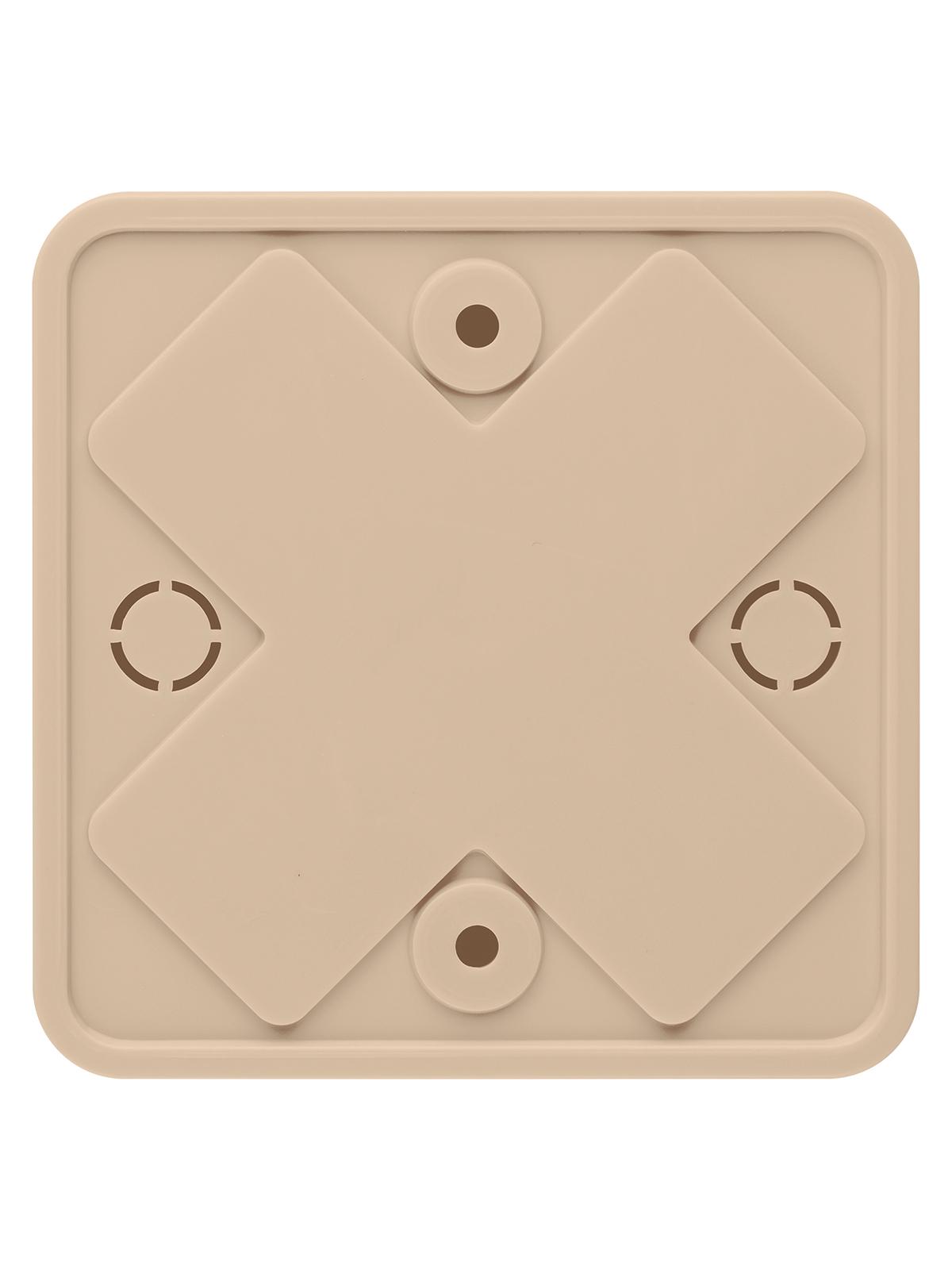 Коробка распаячная КР 75х75х20 ОП сосна IP40, инд. штрихкод TDM ELECTRIC SQ1401-0403