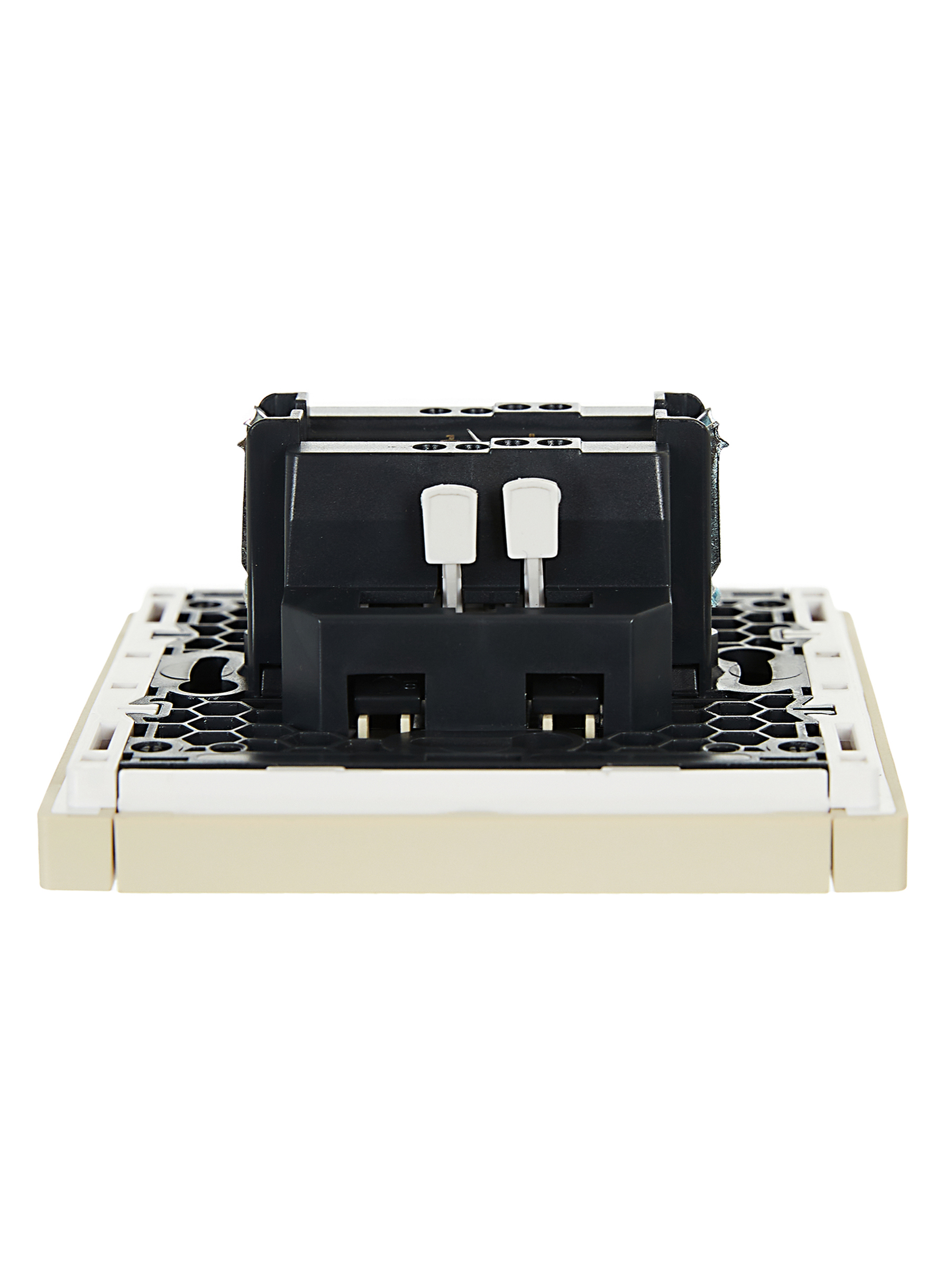 FORTE&PIANO Выключатель 1-клавишный проходной 10А FP403 ваниль IEK FP-V12-0-10-1-K10
