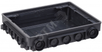 Коробка напольная ONFLOOR 12 модулей IEK KNU-12-PA-9011