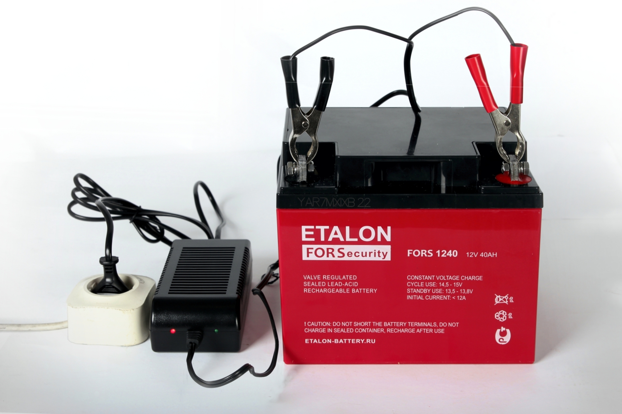Аккумулятор FORS 12В 40Ач ETALON BATTERY FORS 1240 200-12/40S