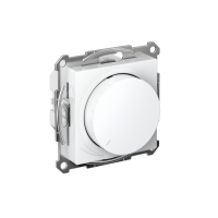 ATLASDESIGN СВЕТОРЕГУЛЯТОР (диммер) повор-нажим, LED, RC, 400Вт, мех., БЕЛЫЙ Systeme Electric ATN000123