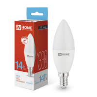 Лампа светодиодная LED-СВЕЧА-VC 14Вт 230В E14 6500K 1330Лм IN HOME IN-HOME 4690612047775
