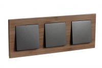 Рамка трехпостовая ATLASDESIGN NATURE, ДЕРЕВО БАМБУК Systeme Electric ATN353203