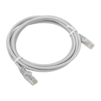 Патч-корд TERACOM PRO Cat.5E неэкранированный UTP оболочка LSZH серый (3.0м) EKF TRP-5EUTP-LSH-3M-GY