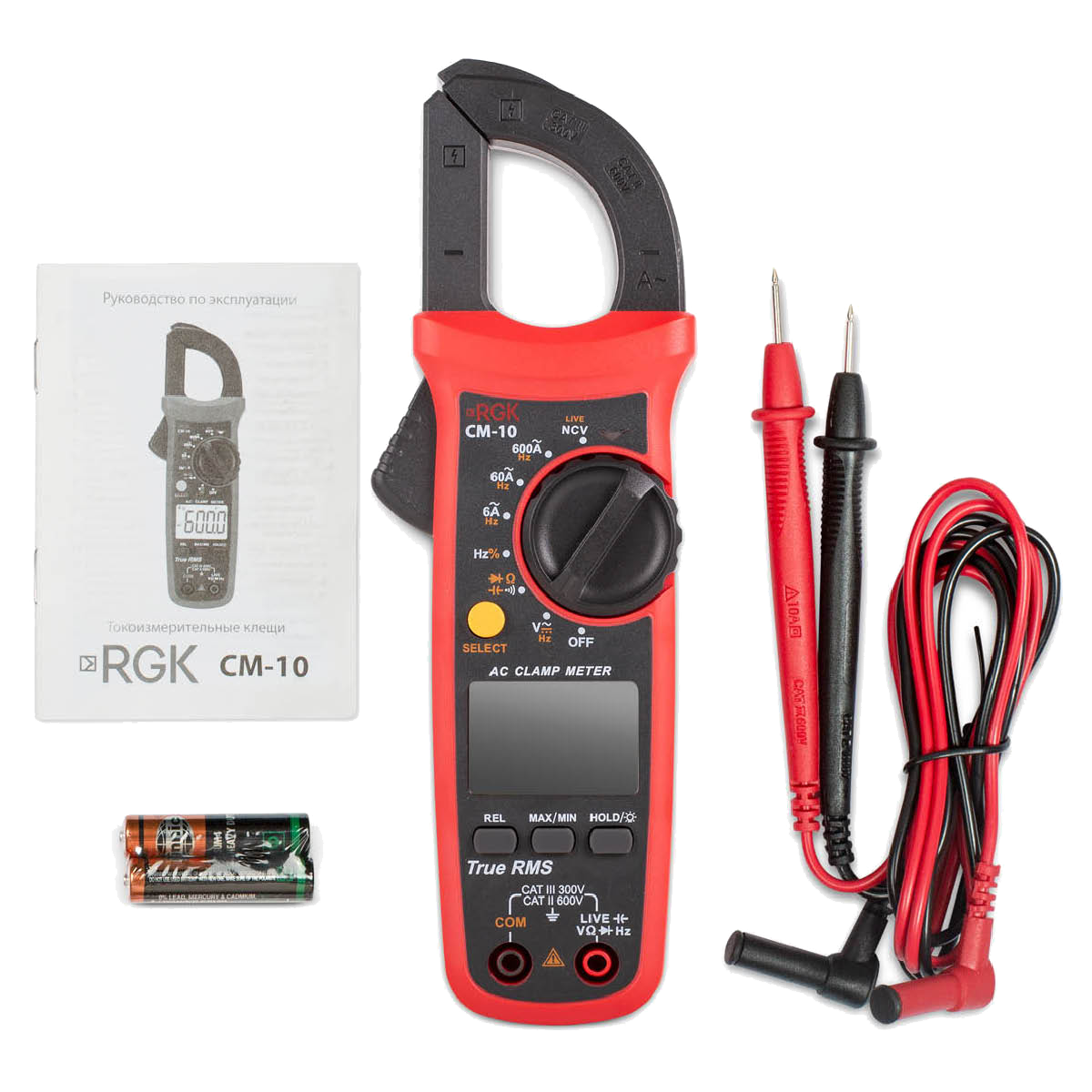 Клещи токоизмерительные CM-10 RGK 776417
