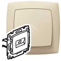 SUNO Розетка компьютерная RJ45 в рамку бежевая Legrand 774672