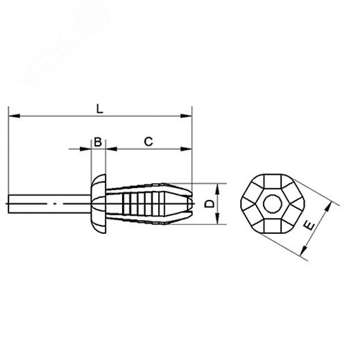 Фиксатор RL DUCTAFIX RL4 для короба DKC 06502RL