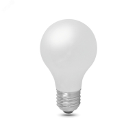 Лампа светодиодная филаментная LED 10 Вт 860 лм 4100К А60 груша нейтральный E27 AC 220В матовая колба диммируемая Black Filament GAUSS 102202210-D
