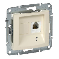 Sedna Розетка телефонная RJ11 в рамку бежевая Schneider Electric SDN4101147