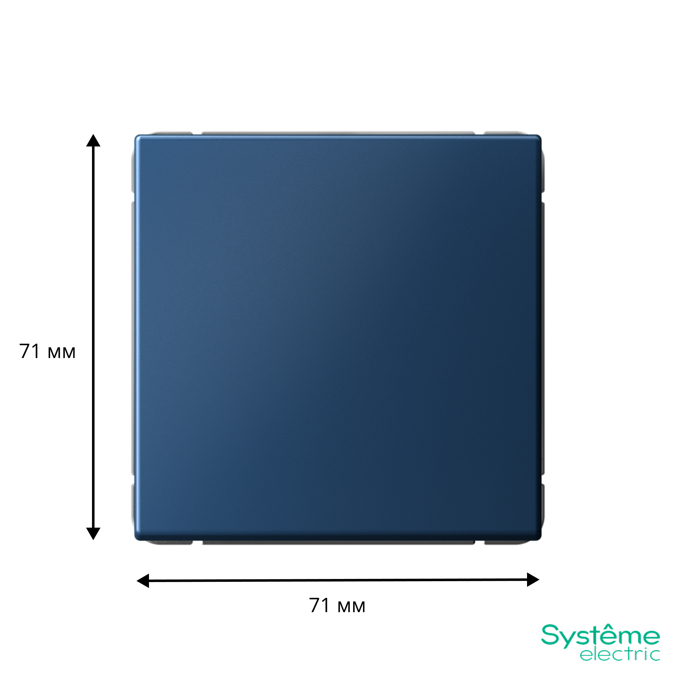 ARTGALLERY Перекрестный переключатель, сх.7, 10АХ, аквамарин Systeme Electric GAL001171