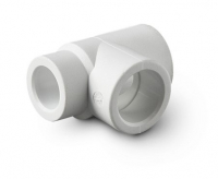 Тройник переходной 20x25x20 полипропиленовый PPR белый PRO AQUA PA14518P