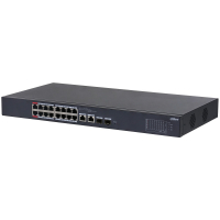 Коммутатор управляемый L2 20 портов RJ45/Combo/SFP 10 100 1000 Мб/с PoE 135Вт Dahua DH-CS4218-16ET-135 2030640