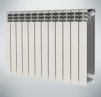 Радиатор биметаллический секционный ПРОФИ 500/100/12 боковое подключение 2364Вт НРЗ NRZRB5001002012 БП-00026230