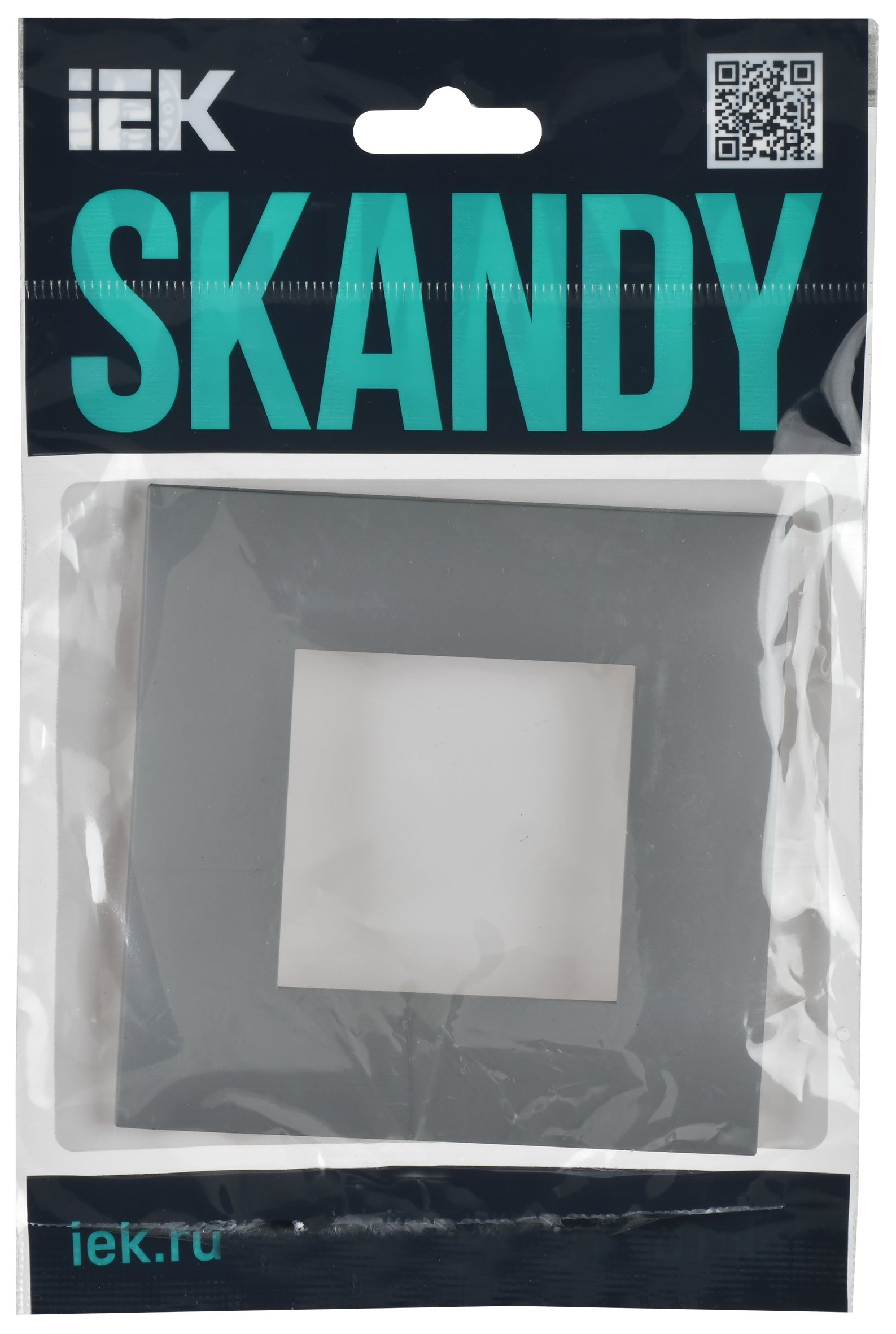 SKANDY Рамка 1-местная SK-F01Gr серый IEK SK-M12-K03
