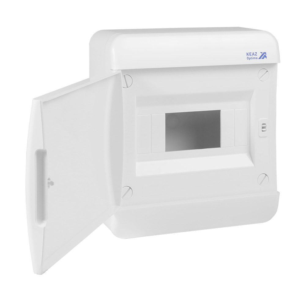 Щит распределительный навесной пластиковый ЩРН-п-8 OptiBox P-BNN-2-08-IP41 КЭАЗ 117919
