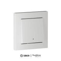 ATLASDESIGN SMART 1-кл. ВЫКЛЮЧАТЕЛЬ с подсв., Zigbee, сх.1, L+N, 10А, мех., БЕЛЫЙ Systeme Electric ATN000113Z