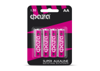 Элемент питания LR 6 (AA) Super Alkaline блистер, 4 шт. ФАZА 5000285