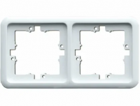 Рамка 2 поста белая GUSI ELECTRIC С120-001