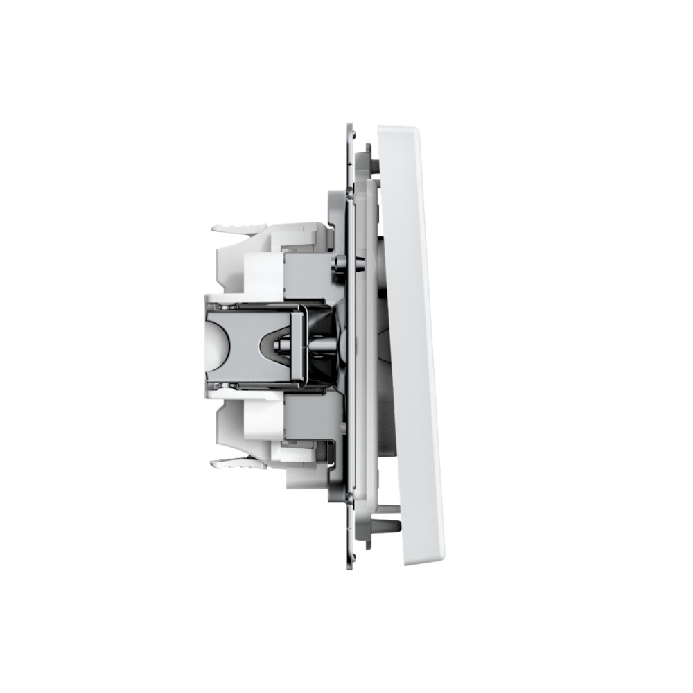 ARTGALLERY 1-клавишный ПЕРЕКЛЮЧАТЕЛЬ IP44, 10АХ,  механизм, быстрозажимные клеммы, БЕЛЫЙ Systeme Electric GAL440161S