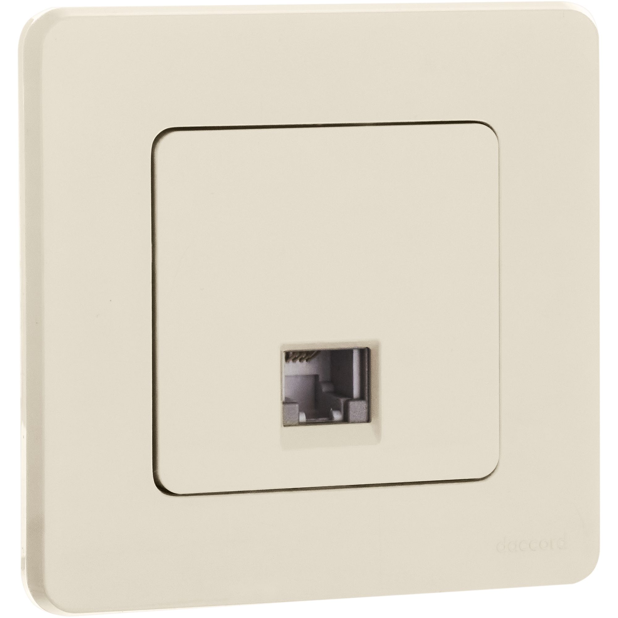 Розетка телефонная RJ11 слоновая кость INSPIRIA IEK 673821