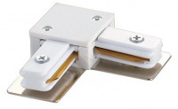 Соединитель для шинопроводов L-образный Однофазный  белый UBX-Q121 K21 WHITE 1 POLYBAG Uniel 10576