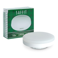 Лампа светодиодная LED 10вт GX53 дневной таблетка SAFFIT SBGX5310 55229