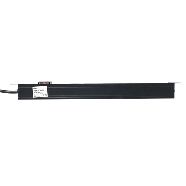 Блок розеток PDU TERACOM PRO 19'' 1U 16А/250В 8 розеток Schuko с выключателем шнур питания длиной 2 метра сечение 3x1.5 мм2 вилка Schuko корпус алюминий черный EKF TRP-HPD-LS-16A-8SH-2MSH