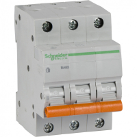 Выключатель автоматический трехполюсный 10А С ВА63 4.5кА Schneider Electric 11222