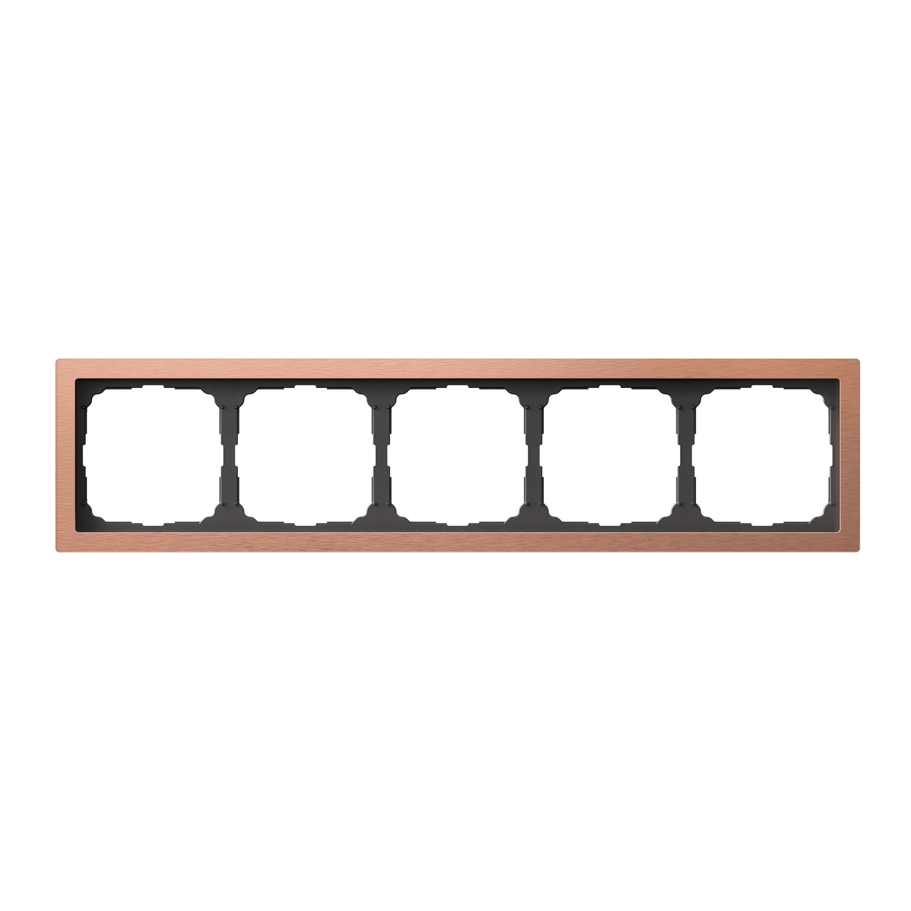 ARTGALLERY PURE 5-постовая РАМКА, МЕТАЛЛ МЕДЬ Systeme Electric GAL312505