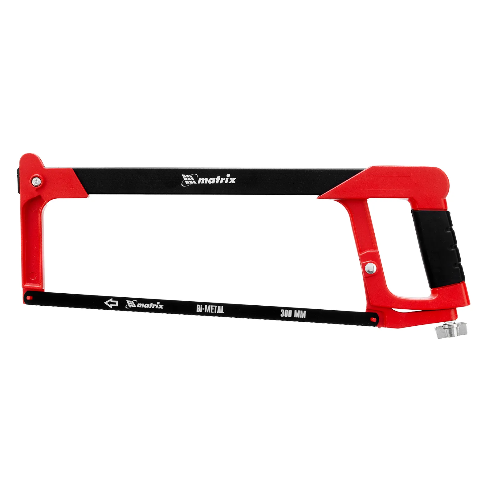 Ножовка по металлу, 300 мм, биметаллическое полотно, обрезиненная рукоятка Matrix 77593