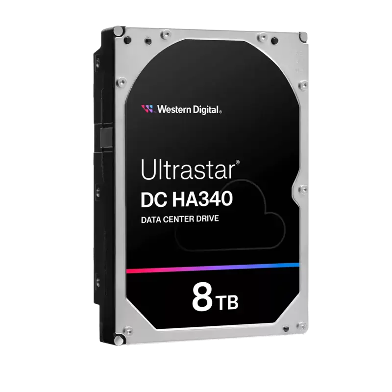 Жесткий диск 3.5'' 8 ТБ Ultrastar DC HA340, SATAIII, 7200 об/мин, 256 МБ Western Digital WUS721208BLE604 209005