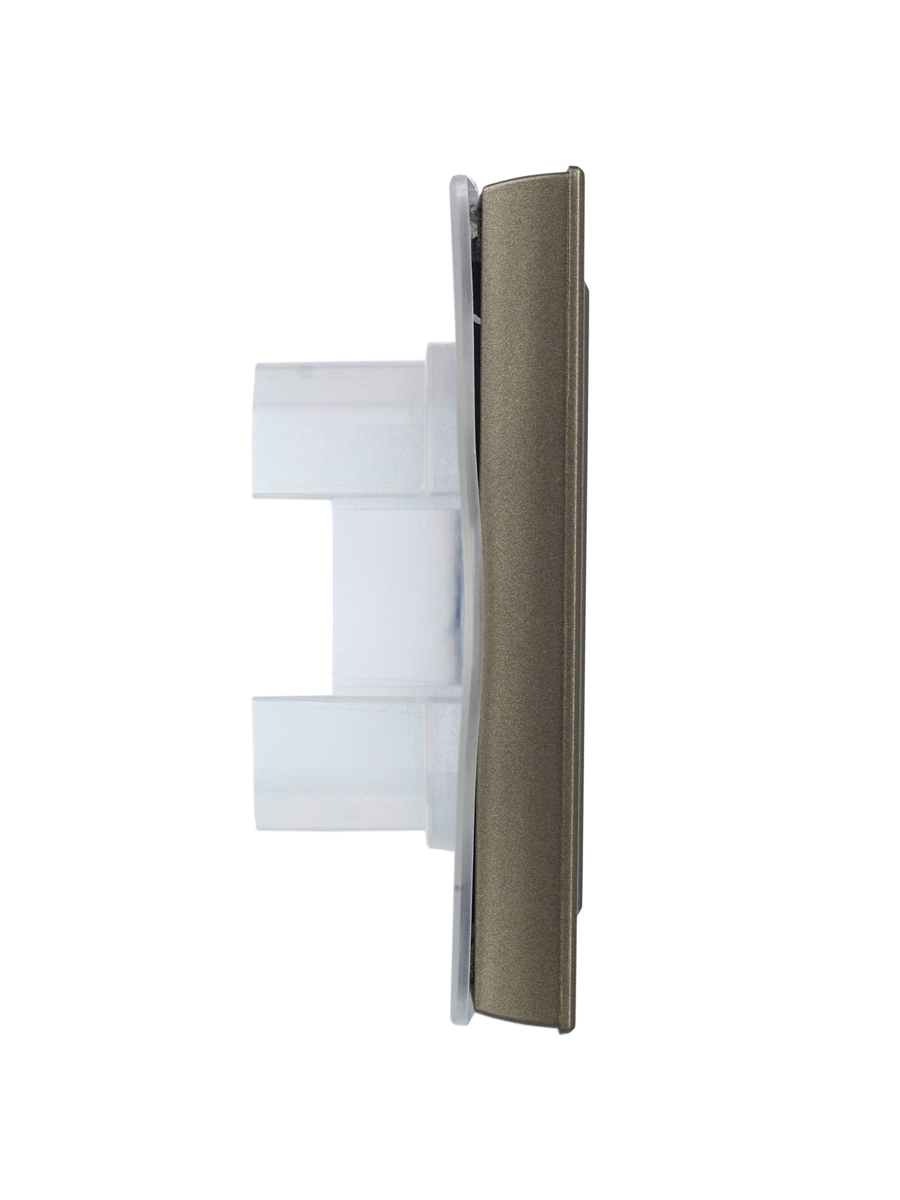BRITE Рамка 1 пост IP44 РУ-1-БрШ-44 шампань IEK BR-M12-44-K37