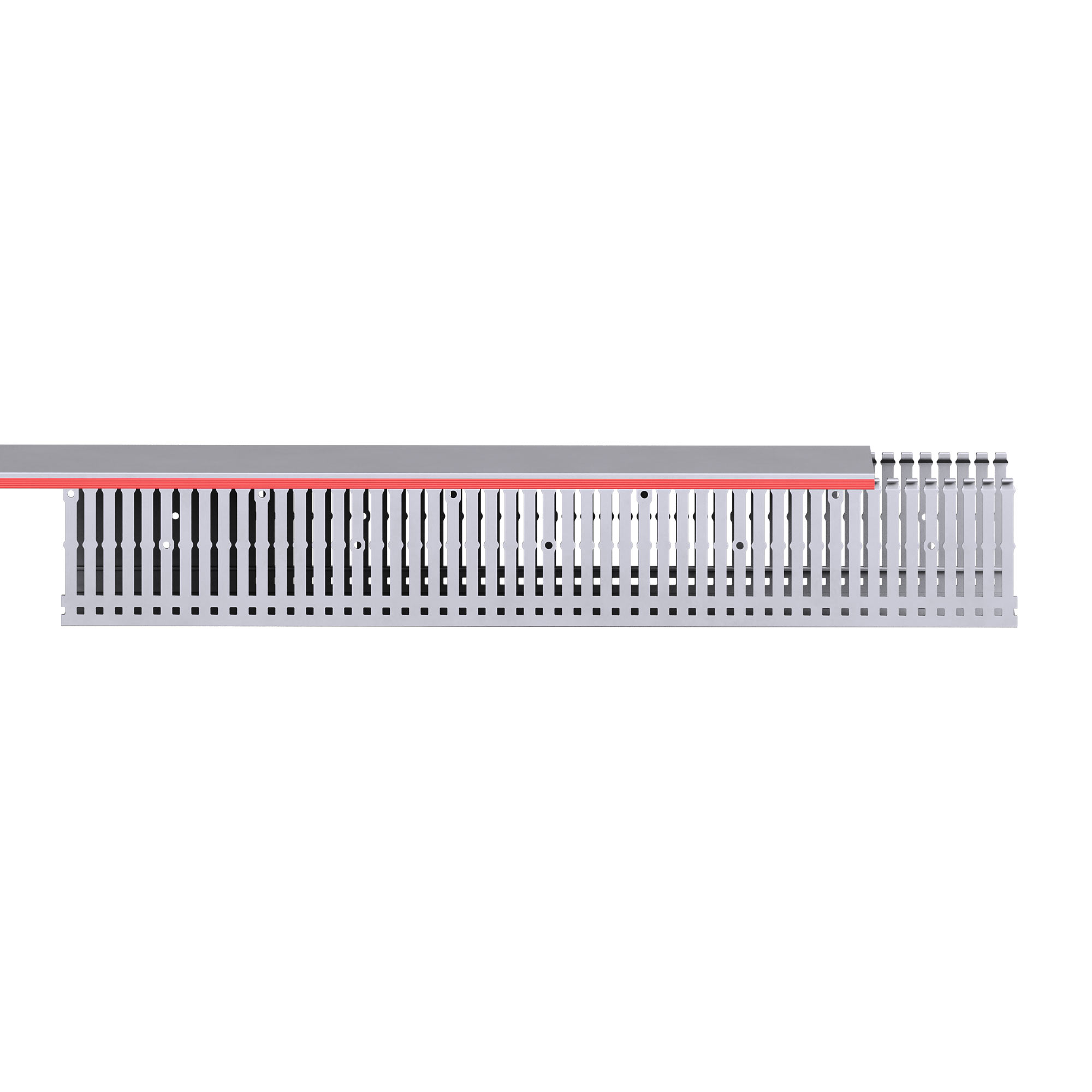 Короб перфорированный RL6 100x80 серый QUADRO DKC 01130RL