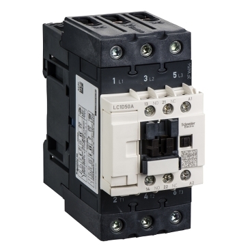 Пускатель магнитный 50А катушка управления 220В АС 1НО+1НЗ LC1D Schneider Electric LC1D50AM7