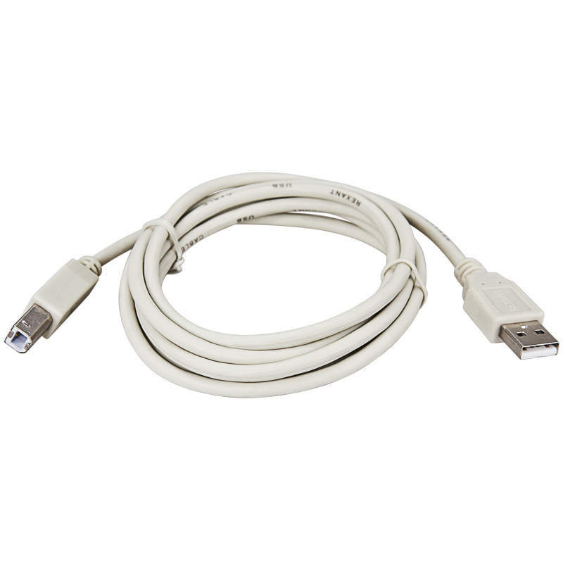 Кабель USB B - USB A, 1.8м., серый REXANT 18-1104