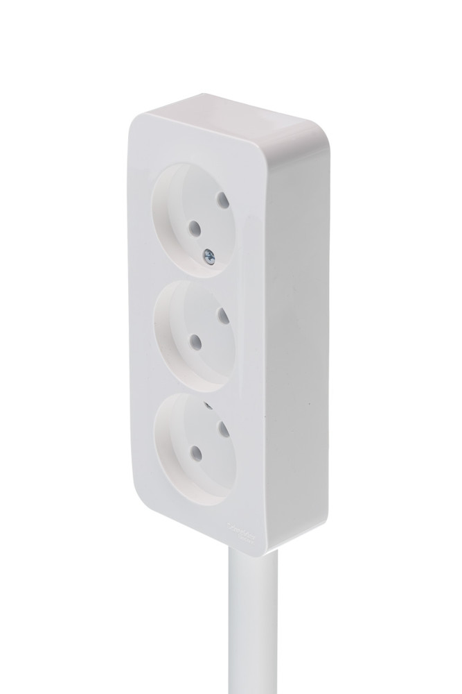 Кабель-канал MultiSet 20x12х2000 мм арочной формы ПВХ Белый Systeme Electric IMT20120WH