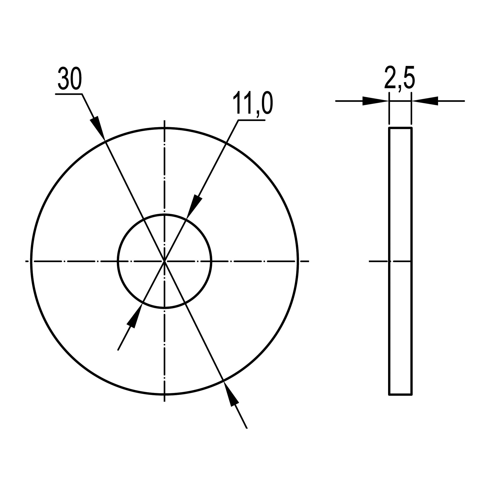 Шaйбa М10 кузoвнaя DIN9021 oцинкoвaннaя  СМ121000 DKC CM121000