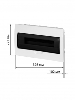 Бокс ЩРВ-П-18модулей встраиваемый пластик IP41 TDM ELECTRIC SQ0902-0005