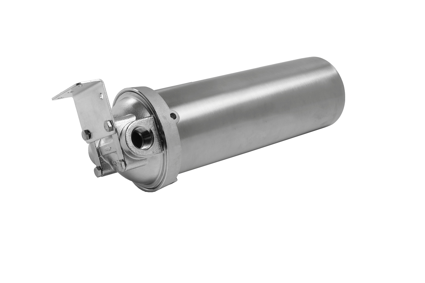 Корпус магистрального фильтра 10SL HMS-10B-1/2BSP из нержавеющей стали Гидротек 8005